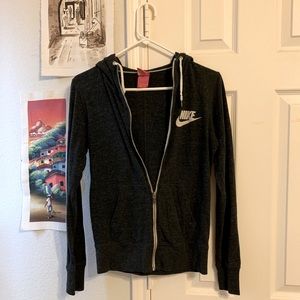 Nike Sportswear Gym Vintage Zip Hoodie (grey)